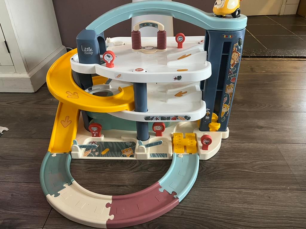 Smoby autogarage, Ophalen, Zo goed als nieuw, Jongen of Meisje