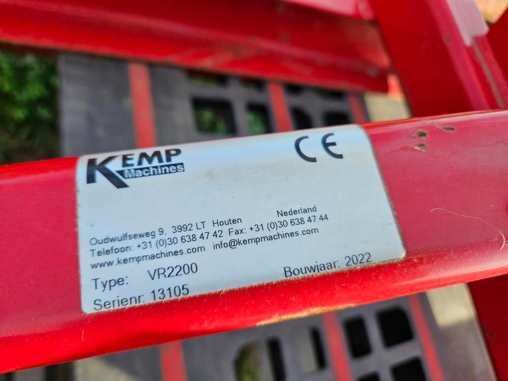 Kemp vlakraam cw 10 egalisatieraam, Zakelijke goederen, Ophalen of Verzenden