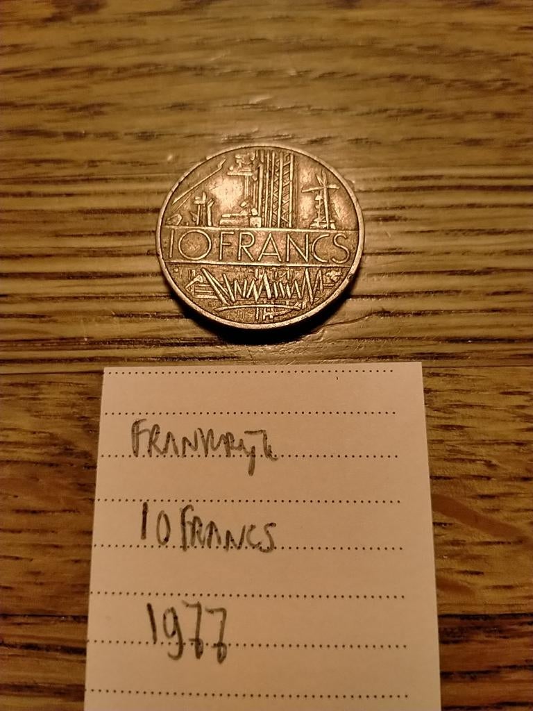 Frankrijk 10 Francs 1977, Verzenden, Frankrijk, Losse munt