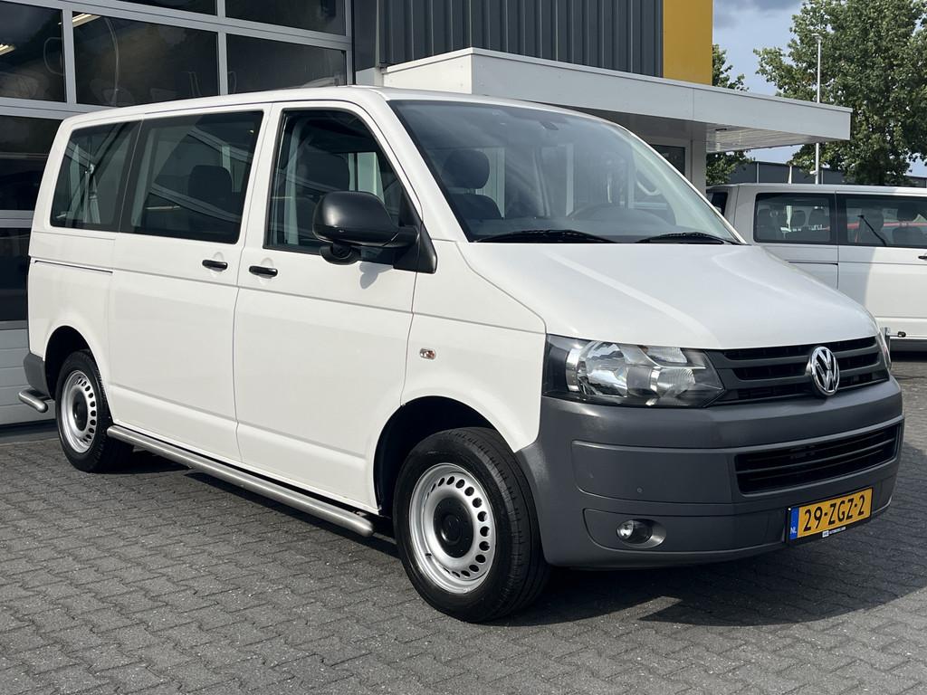 Volkswagen Transporter Kombi 2.0 TDI DSG Automaat L1H1 BTW e, Euro 5, Stof, Gebruikt, Zwart