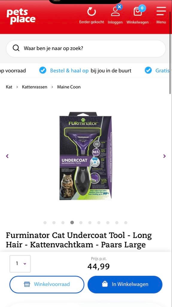 FURminator Kat - Nu vanaf €29.10
