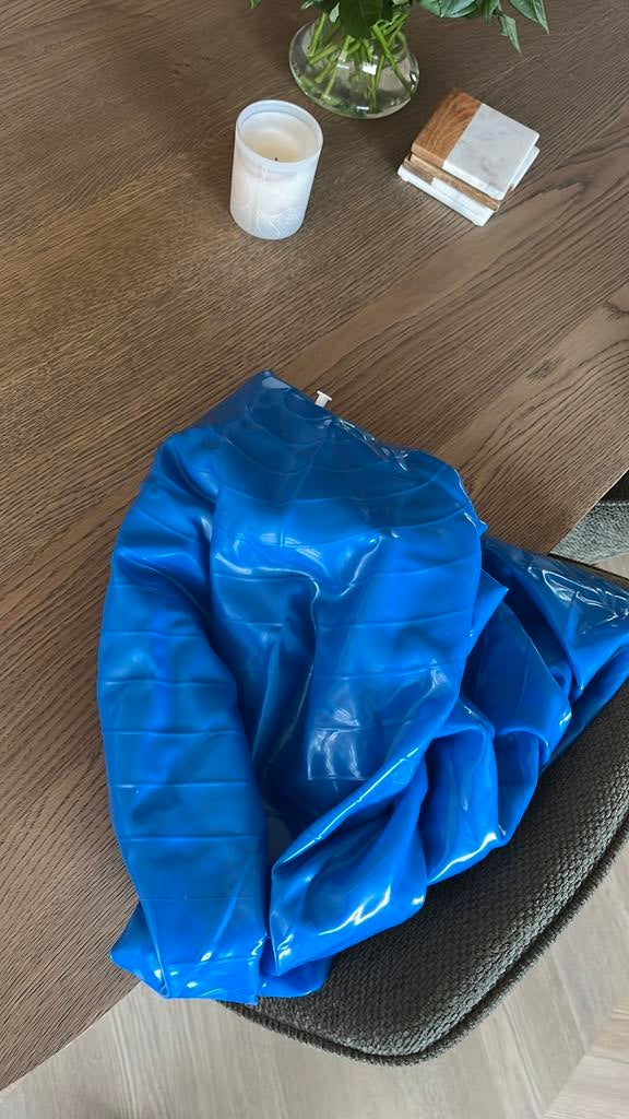 Blauwe skippybal/bevalbal, Ophalen, Zo goed als nieuw