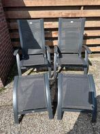 2 Hartman Primo standenstoelen met hockers, Ophalen, Zo goed als nieuw, Aluminium, Verstelbaar