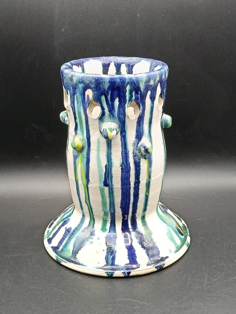 Peter Otto (1955-2017) Keramiek Tulpenvaas 22cmh, Ophalen of Verzenden