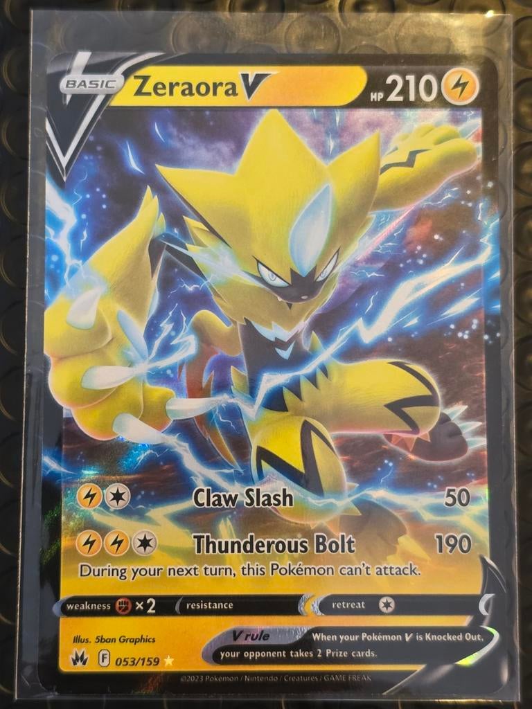 Zeraora V 053/ 159, Verzenden, Nieuw, Losse kaart, Foil