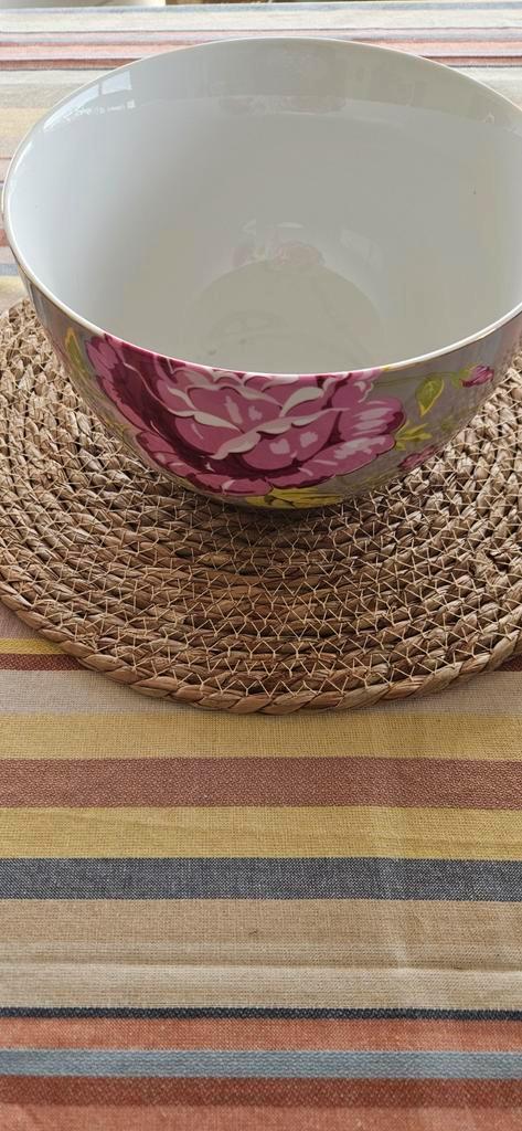 Pip  studio Floral salade schaal groot!, Huis en Inrichting, Keuken | Servies, Zo goed als nieuw, Schaal of Schalen, Overige stijlen
