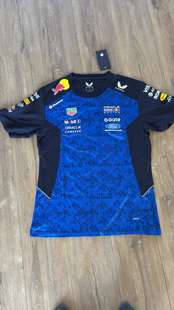 Max Verstappen Red Bull Racing F1 T-shirt, Ophalen of Verzenden, Nieuw, Maat 52/54 (L), Blauw