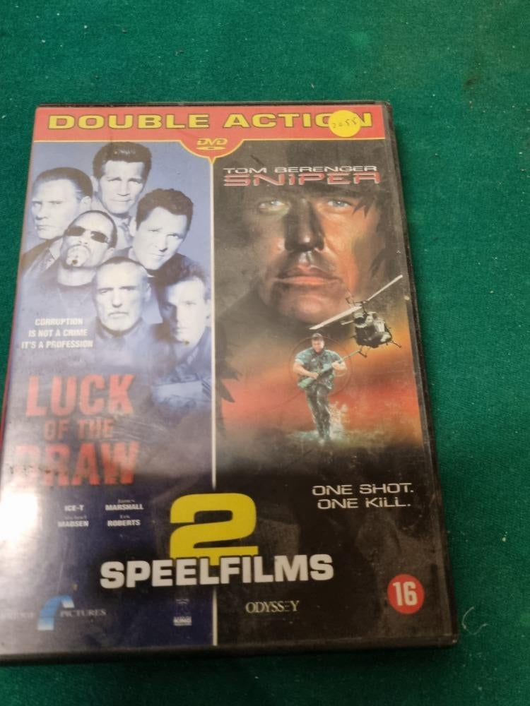 dvd luck of the draw en sniper, Ophalen of Verzenden