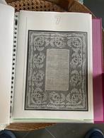 2 mappen met Beverse kant, Hobby en Vrije tijd, Kantklossen, Ophalen, Gebruikt, Patronen