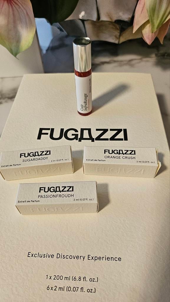 FUGAZZI sample, Sieraden, Tassen en Uiterlijk, Uiterlijk | Parfum, Ophalen of Verzenden, Nieuw