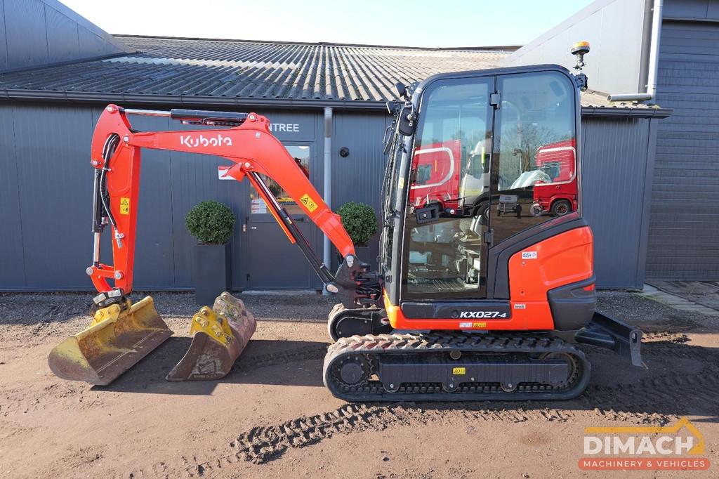 Kubota KX027-4 3 bakken snelwissel 160 uur! - Kubota 4 cil., Graafmachine