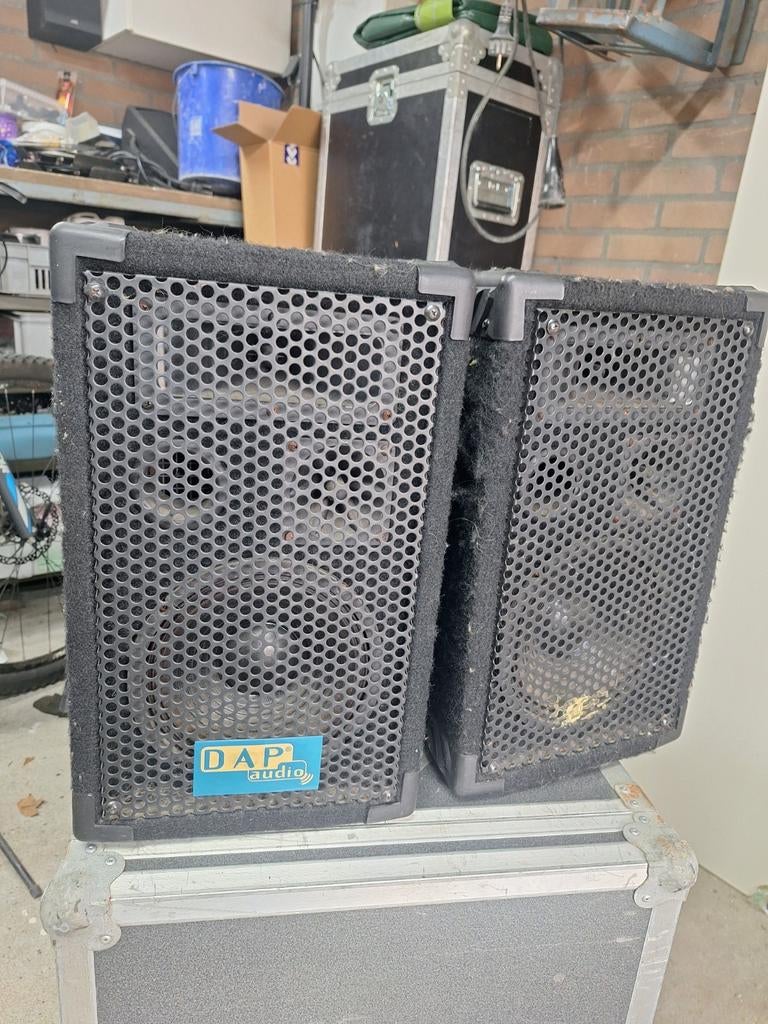 2 dap speakers, Ophalen of Verzenden, Gebruikt, Minder dan 500 watt