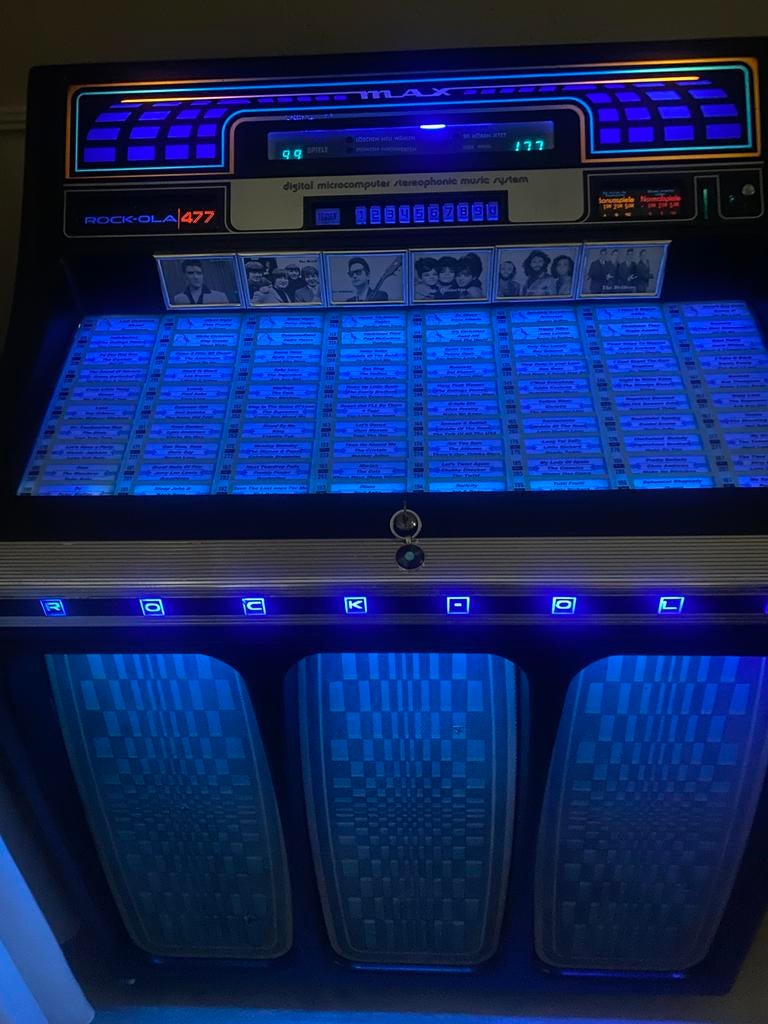 Rock Ola 477, Verzamelen, Automaten | Jukeboxen, Ophalen, Zo goed als nieuw, Rock Ola