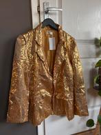 Gouden pailletten blazer heren maat S – nieuw, Ophalen of Verzenden, Nieuw, Maat 46 (S) of kleiner, Kleding