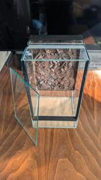 Hoog terrarium volglas met achterwand en ventilatie, Ophalen of Verzenden
