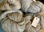 Handgesponnen Alpaca/Coburger Fuchs Schaap Mix Wol, Ophalen of Verzenden, Nieuw, Breien of Haken, Wol of Garen