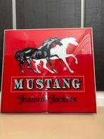 Mustang Jeans Kunststof Bord - Groot Formaat, Ophalen, Gebruikt, Reclamebord