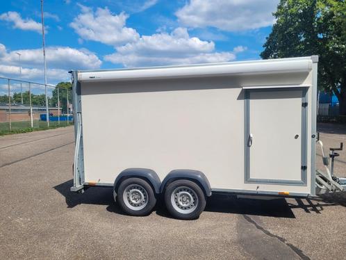 sirius gesloten aanhanger met laadklep              375 lang, Auto diversen, Aanhangers en Bagagewagens, Zo goed als nieuw, Ophalen