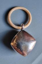 Vintage Zilveren rammelaar met bijtring gemerkt, Antiek en Kunst, Ophalen of Verzenden, Zilver
