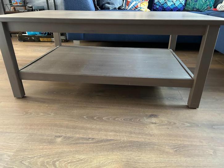 Ikeas salontafel Henmes serie kleur bruin/grijs, Huis en Inrichting, Tafels | Salontafels, Gebruikt, Minder dan 50 cm, 50 tot 100 cm