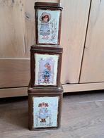 Vintage Sarah Kay Blikken Set - spaarpot blik prijs per stuk, Verzamelen, Blikken, Ophalen of Verzenden, Gebruikt, Overige