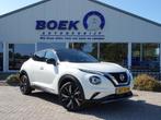 Nissan Juke 1.0 DIG-T 115PK N-Design TREKHAAK | NAVI | 360, Auto's, Stof, 116 pk, Wit, Origineel Nederlands
