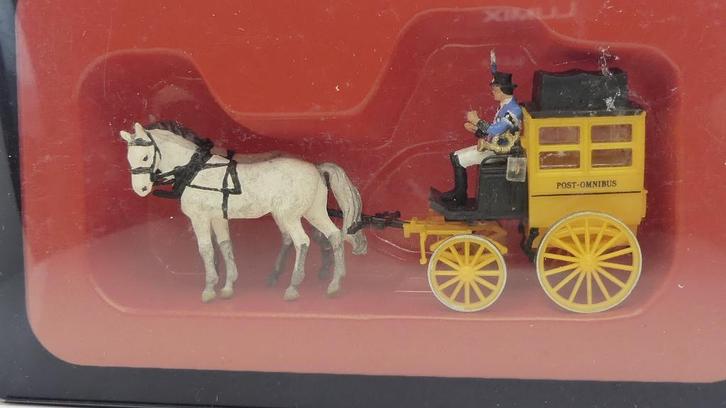 F96) Preiser set H0 koninklijke Bayerischer Postkoets 30430, Hobby en Vrije tijd, Modeltreinen | H0, Nieuw, Overige typen, Gelijkstroom of Wisselstroom