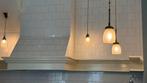 Set van 4 hanglampen, Ophalen, Gebruikt, Glas, Minder dan 50 cm