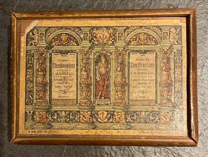 Antiek Anker Steenbouwdoos, Antiek en Kunst, Antiek | Speelgoed, Ophalen of Verzenden