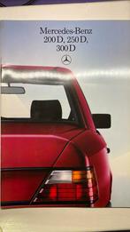 Mercedes Benz folder 200D 250D 300D, Ophalen of Verzenden, Zo goed als nieuw, Mercedes