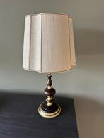 Vintage messing tafellamp Hollywood Regency, 50 tot 75 cm, Ophalen of Verzenden, Zo goed als nieuw, Hollywood Regency