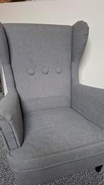 Ikea Strandmon Kinderfauteuil - Grijs, Hout, Gebruikt, Ophalen of Verzenden, 50 tot 75 cm