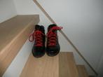 Boots maat 36 Manfield dames zwarte leren hoge schoenen, Manfield, Schoenen met lage hakken, Zo goed als nieuw, Zwart