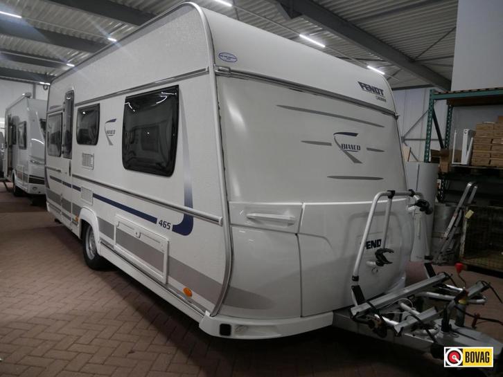Fendt Bianco 465 TG Fietsendrager en mover, Caravans en Kamperen, Caravans, Bedrijf, tot en met 4, 1250 - 1500 kg, Rondzit, Fendt