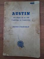 Instructieboek AUSTIN A55 en A60, Ophalen of Verzenden