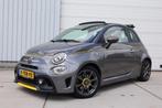 Abarth 595 cabrio 1.4 T-Jet 145PK Automaat Navi / Leer / Uni, Auto's, 145 pk, 4 cilinders, Cabriolet, Leder