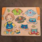 Houten Aankleedpop Puzzel - Leuk & Leerzaam!, 2 tot 4 jaar, Ophalen of Verzenden, Zo goed als nieuw, Van hout