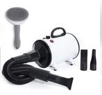 Hondenföhn met 3 mondstukken en borstel, Dieren en Toebehoren, Honden-accessoires, Ophalen of Verzenden, Zo goed als nieuw