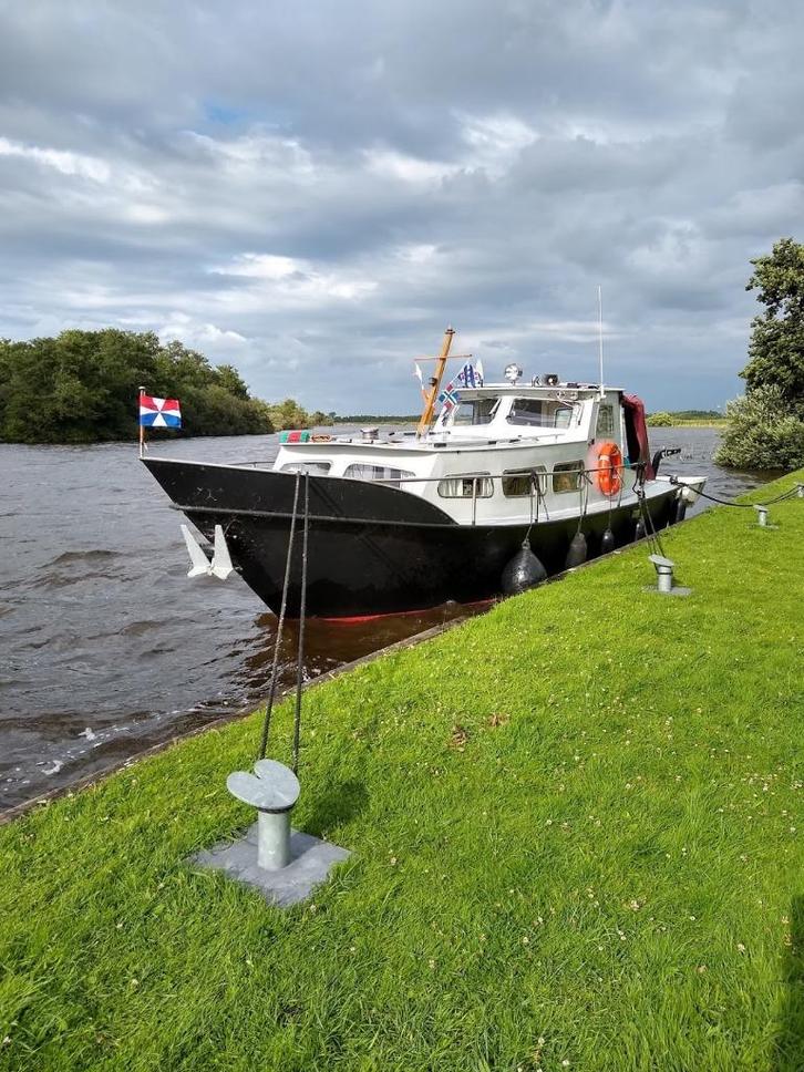 Stoere stalen Vlet te koop - Robuust en betrouwbaar!, Watersport en Boten, Motorboten en Motorjachten, Gebruikt, Staal, 9 tot 12 meter