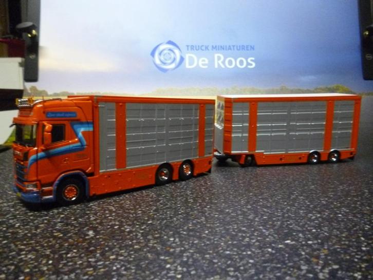Scania S 500 Van Beers veecombi, Hobby en Vrije tijd, Modelauto's | 1:50, Nieuw, Bus of Vrachtwagen, Overige merken, Ophalen of Verzenden