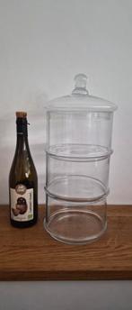 Glazen Pot met Deksel, Schaal, Rond, Ophalen of Verzenden, Glas