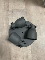 Moderne plafondlamp / plafondspots, Ophalen of Verzenden, Gebruikt, Metaal