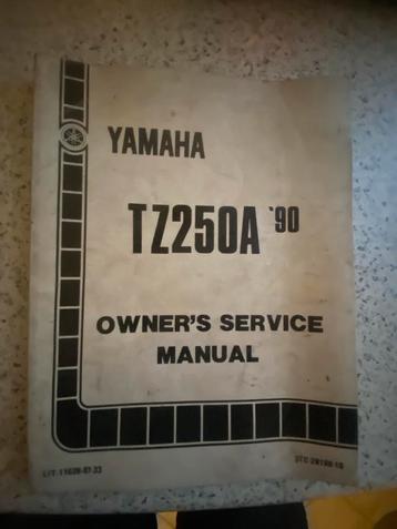 Yamaha tz250a owners manual beschikbaar voor biedingen