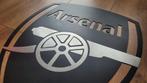 Arsenal-logo - 60x50 cm - RVS gelakt - wanddecoratie, Nieuw, Ophalen of Verzenden