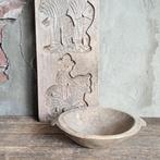 Kleine brocante houten trog trogje bakje schaal *Etage3*, Gebruikt, ., Ophalen of Verzenden, .