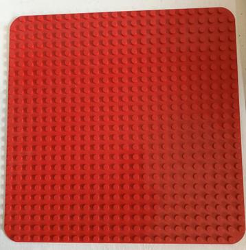 Duplo grote grondplaat rood 38 x 38 cm zgan beschikbaar voor biedingen