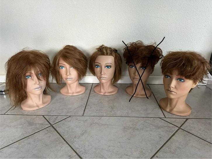 kappershoofd kapperskop kniphoofd dames/heren H30 cm 4st, Sieraden, Tassen en Uiterlijk, Uiterlijk | Haarverzorging, Gebruikt