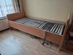 Elektrisch verstelbaar zorgbed - Hoog/Laag, Huis en Inrichting, Slaapkamer | Bedden, Ophalen, 90 cm, Eenpersoons, Beige