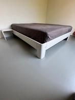 Auping Auronde bed 160x200, Huis en Inrichting, Slaapkamer | Bedden, Ophalen, Gebruikt, Wit, Tweepersoons