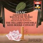 CD Isaac / Hilliard Ensemble, Kees Boeke Consort, Met libretto, Zo goed als nieuw, Vocaal, Middeleeuwen en Renaissance